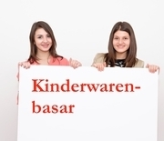 Schild Kinderwarenbasar