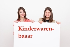 Schild Kinderwarenbasar