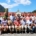 Gruppenbild der Männergruppe auf dem Ausflug nach Ettal